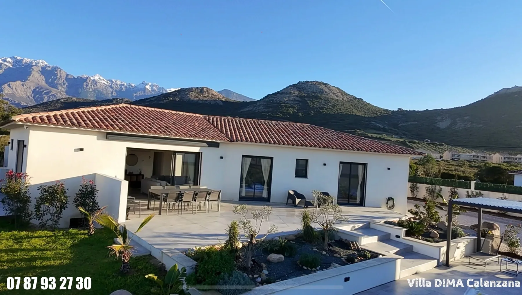 Façade de la villa